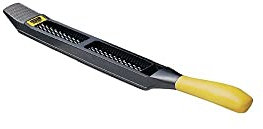 STANLEY Surform Standardfeile (440 mm Länge, Klingenlänge 255 mm, mit Metallkorbus und Kunststoffgriff, zum Hobeln, Feilen, Formen, Glätten, Abziehen und Raspeln) 5-21-295
