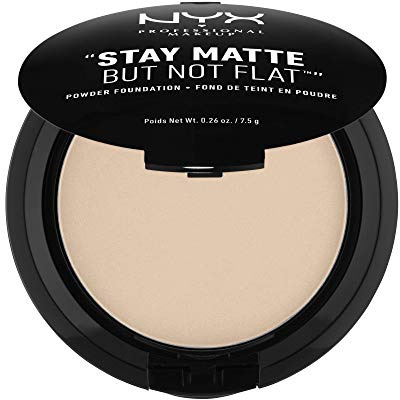 NYX PROFESSIONAL MAKEUP Stay Matte But Not Flat Powder Foundation, Nude