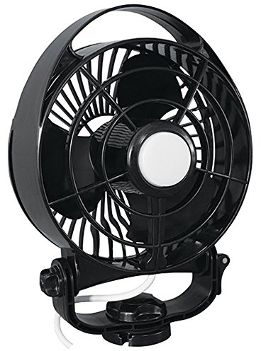 Caframo Maestro. montierter Ventilator mit Licht