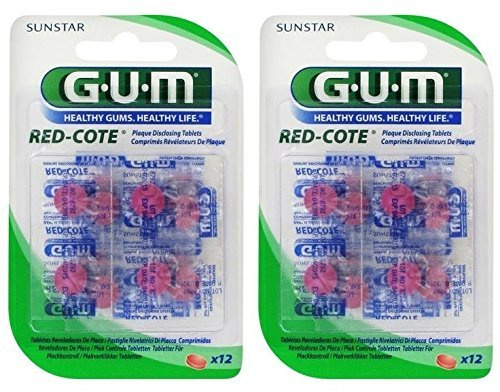 GUM Zahnseide, Kirsche, 24 Stück