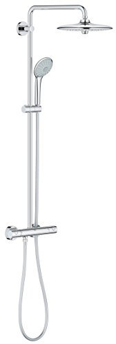 GROHE Euphoria System 260 | Buss- och duschsystem – med termostatbatteri, 3 strålarter | krom | 27615001