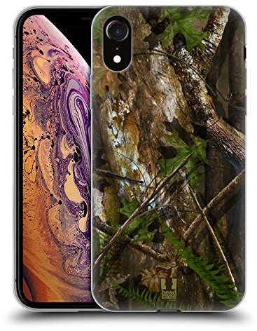 Head Case Designs Chasse À La Dinde en Bois Dur Chasse Au Camouflage Coque en Gel [Protection de Qualité Militaire] Compatible avec Apple iPhone XR