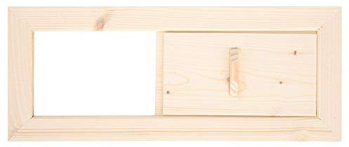 Fdit Hemlock Sauna Panel de ventilación de ventilación de Aire Sala de Sauna Equipo de Rejilla de ventilación de Aire Accesorios de Sala de Sauna