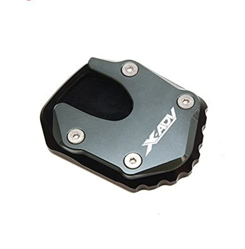 DOLOX Für Honda X ADV 750 2021 XADV 2022 Motorradzubehör Seitenständer Vergrößern Fußverlängerungspolster Schuh FüR MotorradstäNder (Farbe : Grau)