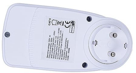 DOITOOL Digitales Energie-messgerät Steckdose Mit Lcd-hintergrundbeleuchtung Wattmeter Und Stromverbrauchszähler Eu-stecker Misst Leistung Spannung Strom Für Präzise Energiekostenanalyse