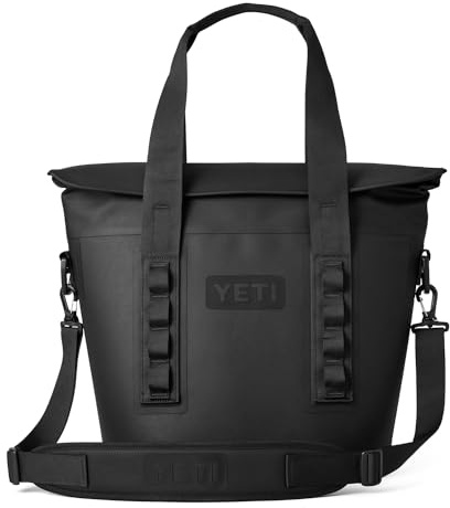 YETI Hopper M15 tragbarer weicher Kühler mit MagShield-Zugang, Schwarz