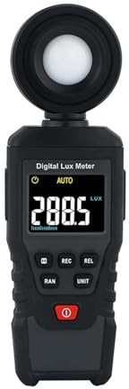 Mesureurs de lumière 100,000 Lux Smart Senor Digital Luxmètre Luxmètre Lux/FC Mètre Luminomètre Photomètre Spectromètre Spectrophotomètre Photomètre