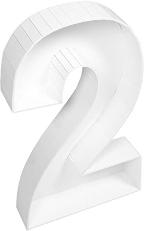 TEHAUX Number Luftballonbox Für Geburtstagsfeiern Dekoratives Balloon Centerpiece Für Jubiläen Und Hochzeiten Party Zubehör Für Unvergessliche