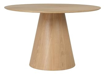 byLIVING Esstisch Rond, Echtholzfurnier Eiche Natur lackiert, rund | für 5 Personen, D 120, H 75 cm
