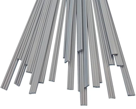 MEYINGOU Kunststoff-Stoßfänger-Schweißdrähte, PVC-Material for die Teilereparatur, Verschiedene Spezifikationen(Grey,Triple 7.1mm*3mm)