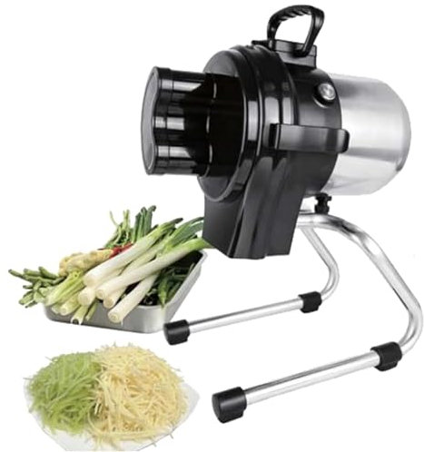 Ensemble De Coupe Légumes électrique,Coupe Légumes électrique,Robot Culinaire pour Ail,Poivre,Piment,Oignon,Céleri,Gingembre,Poireaux,pour Restaurants Et Cuisine Domestique,110SC