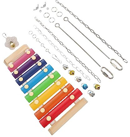 Happyyami Porte-Fruits pour Perroquet Jouets pour Poulet Brochette De Légumes Et De Poulet Support De Nourriture pour Oiseaux