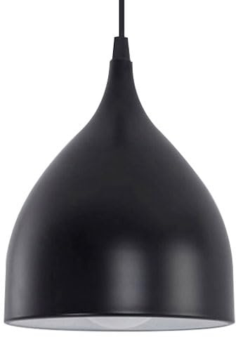 JISHUBO Flush Mount Ceiling Lighting Fixtures, Nordic Industrial Style Metal Pendant Light, E27 Light Source Minimalist Chandelier, Restaurant Bedroom Corridor Decoration Hanging Lamp