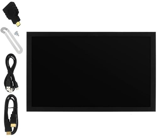Laikoutd 7Inch Panel Monitor Clear Visuals Multiple Device Connection HDTV-compatible VGA AV Type C Power Supply For PC High Resolution Screen With Multiple Inputs