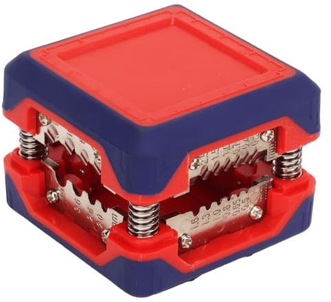 Abisolierzange, Presskasten, professionell, robust, ergonomisch, rutschfester Griff, Kabelabmantelung, Schneiden, Crimpwerkzeug für Elektriker, Heimwerker,