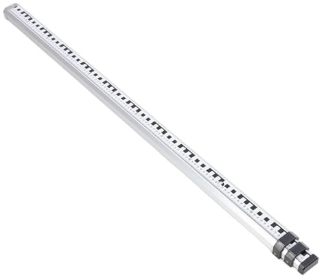 RASTKY Righello Telescopico in Alluminio a Doppia Scala con Livella a Bolla, Strumento di Misurazione del Livellamento da 3 Metri per Costruttori e Ottici