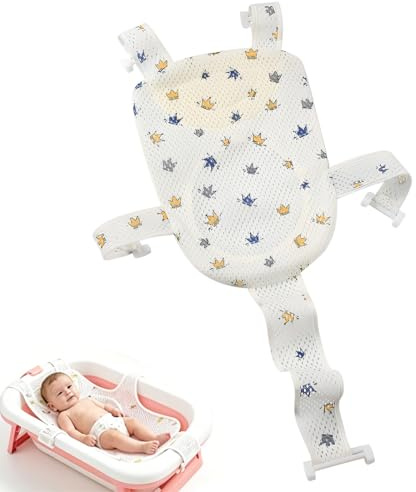 OISJHW Cuscino Bagnetto Neonato, Galleggiante Tappetino da Bagno Per Bambini, Riduttore Vaschetta Bagnetto Confortevole, Supporto Pieghevole Per Vasca da Bagno
