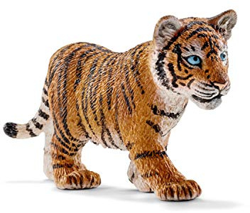 Schleich WILD Life | Tigerjunges 14730 | 2 x 7 x 4 cm | Spielfigur ab 3 Jahren | detailgetreue Tierfiguren | detailgetreue Tierfigur | Geschenk für Jungen und Mädchen