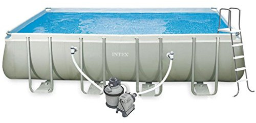 Intex, set piscina vidaXL rettangolare da 549 cm x 274 cm x 132 cm, 28352GN