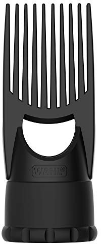 Wahl OnePik Pik Aufsatz, Düse für Afro-Haartrockner, Pick-Kamm, Trockneraufsätze, konzentrierte Düsen, lange Zähne, effektives Trocknen, Volumen hinzufügen, minimale Schaftgröße: 46 mm, maximale: 52mm