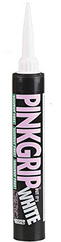 3 X EVBWHITEGRIP Pinkgrip Pin kgrip Solvent Free Cartridge White, 350 ml, 380ml