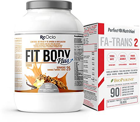 Diät shakes1kg + 90 pills | Effektive Schlankheitsformel Mahlzeitenersatz | Protein mit kollagen