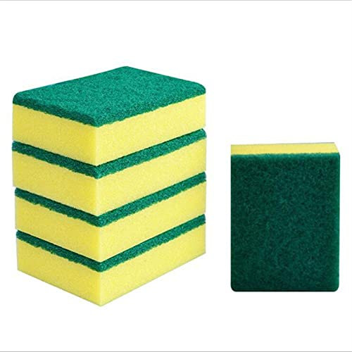 Pinceles de esponja Frote de doble lado Toallas Limpiando Pasteles de esponja de esponja para ollas Diseños de plato Limpieza Esponja Herramientas de cocina