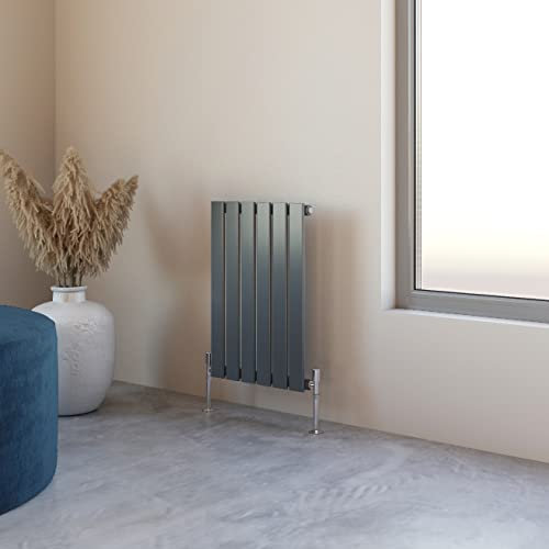 Flat Panel Radiator 600x408mm Horizontal Design Single Tall Upright Anthracite Central Heating Rad