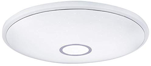 Deckenleuchte Deckenlampe Schlafzimmerleuchte, Fernbedienung, Sparkle Dekor, Nachtlicht, dimmbar, CCT, LED 30W 2600lm warmweiß-kaltweiß, DxH 68x10 cm