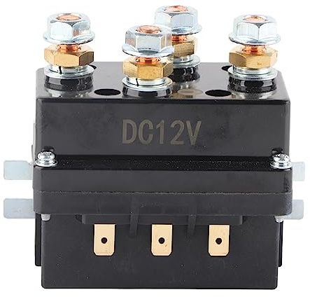 Winch Relay 12000 Lb Winch Solenoid Winches Winches Winch Solenoid Relay Contactor Control Switch 12V 500A Fit For Atv Utv 8000Lb‑12000Lb Winches Other Parts