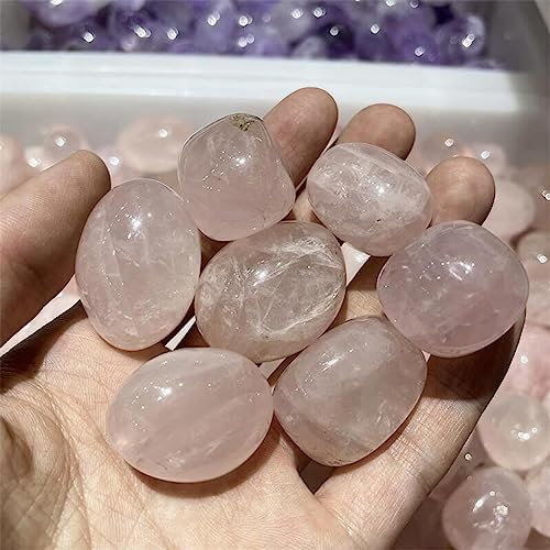 Natural Rose Quartz Bulk Tumbled Stone Minerals for Chakra Crystals Home Garden Decoration,Rose Quartz