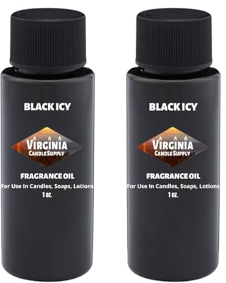 Black ICY Type Fragrance Oil (Our Version of The Brand Name) (2 oz Bottle) for Candle Making, Soap Making, Tart Making, Room Sprays, Lotions, Car Air Fresheners, Slime, Bath Bombs, Warmers…