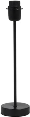Tischleuchte Matt Schwarz Tischlampe 38cm Höhe