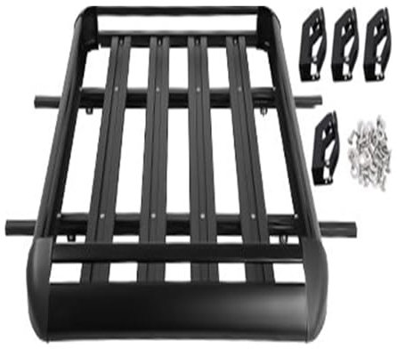 JCAKES Dachreling Universal Auto Dach Rack Last 100 KG Gepäck Fracht Zelt Tamiya Quer Bars Ski Halter Fahrrad Träger Ball Anhänger Camper Van Relingträger