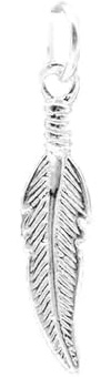 SUGARKITTEN LONDON Sterling Silver Small Feather Angel Wing Charm Pendant For Necklace Bracelet Earrings