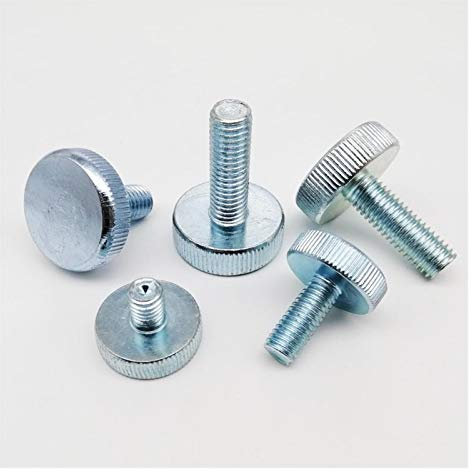 Rändelschrauben, Flügelschraube, 1/5 Stück M3 M4 M5 M6 M8 M10 Rändelschraube mit flachem Kopf, handfest anziehen, Flügelschraube, Bolzen, Vorhangwand, Glasschloss, Flügelschraube einstellen(M8 (2pcs),