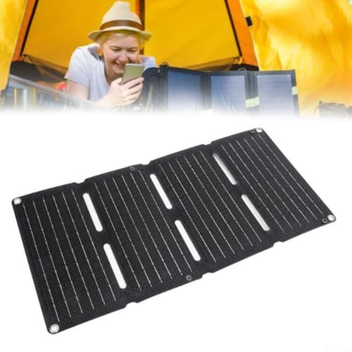 Chargeurs solaires portables, panneaux solaires pliables avec régulation de tension sûre pour le camping, la randonnée, la randonnée