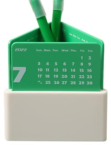 Bordskalender 2025 – skrivbordskalender med pennhållare, månatlig bordskalender med pennhållare | skrivbordskalender 2025 för planering