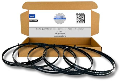 5x Bandsägeblätter Premium Flexback 1425mm x 6mm x 0,36mm 6ZpZ / Weich-Hartholz uvm.