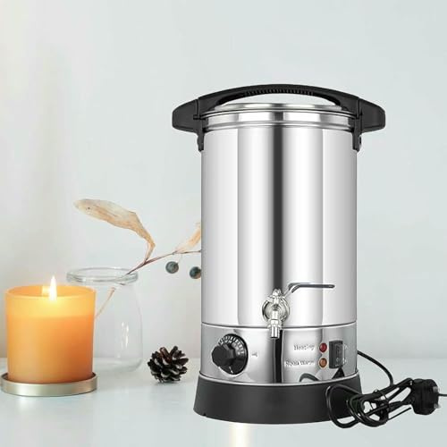 Wax Melter for Candle Making - Large Stainless Steel Double Boiler with Spout, Types of Wax