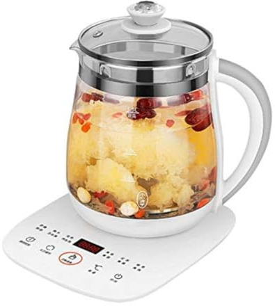 Health Pot Office Household, Fully Automatic Pot Health, Multifunctional Kettle and Stew Pot, Flower Teapot,1.5L, Suitable for making tea, boiling water, cooking porridge,001