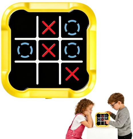 Electrónico Tic TAC Toe Bolt, Tres en Raya electrónico, Juegos de Viaje Portátiles, Entrenamiento Educativo de Memoria Tic-TAC Toe el-ectrónico, Regalos De Cumpleaños para Todas Las Edades
