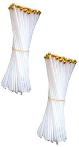 Gadpiparty Handkurbel Fahnenmast Kunststoff 30cm Weiß mit Flaggenkappe Handbetriebener Fahnenstab für Nationalflaggen und Sportveranstaltungen