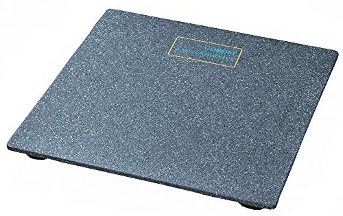 Cobolt Systems Ltd Talking Bathroom Scale, No Display, Total Voice Announcement, White, Plastic, Countertop, Auto Shut Off, 266 lbs Max, English & Metric Units, PP3 Battery Included