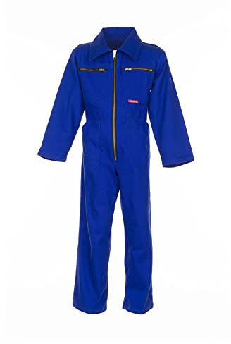 Planam 160110 Kinder-Rallyanzug, kornblau, Größe 110/116