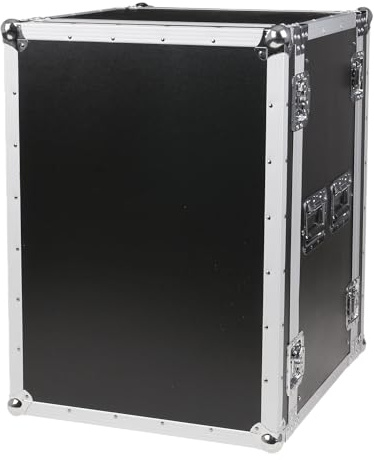 19 Rack - Flightcase 16 HE, Double Door