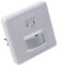 goobay Infrarot Bewegungsmelder Unterputz (Indoor) mit einstellbarer Sounderkennung von 30dB - 90dB, Weiß, Wandmontage, Innenmontage, Hausüberwachung, Einbruchsicherung, Automatisierung