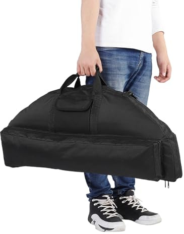 Compound Bogentasche Bogenschießen, Outdoor Schwarz Tragbare Universal Tasche zum Herausnehmen des Bogenträgers