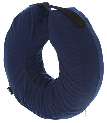 Kerbl Pet Hundehalskrause, aufblasbar, blau, Halsumfang 25-35cm