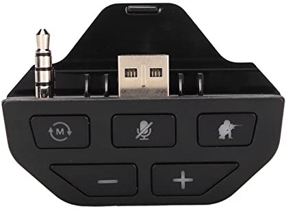 Stereo-Headset-Adapter für One, Anpassen der Audiobalance (Spielton und Sprachchat), Verlustfreie 4 EQ-Soundmodi, Gamepad-Kopfhörerkonverter